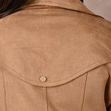 Beige Full Sleeve Tie Belt Trench Coat - Lakshita