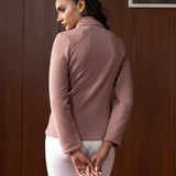 Noelle Pink Fur-lined Jacket