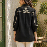 Cotton Embroidered Shirt Top