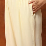 Viscose Rayon Embroidered Top and Trouser Co-Ord Set