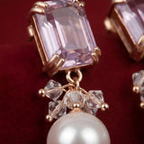 Sia Swarovski Pearl Earrings