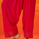 Sanaz Fuchsia Printed Shantoon Co-ord Set