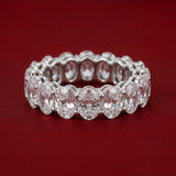 Silver Naira Clear Swarovski Ring