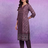 Raina Onion Pink Printed Kurta Set