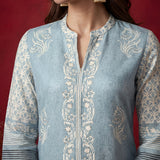 Arpora Spa Printed Linen Straight Kurta