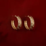 Nysa CZ Hoop Earrings