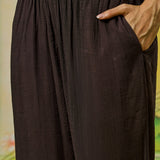 Myra Dark Grey Applique Embroidered Kurta Set