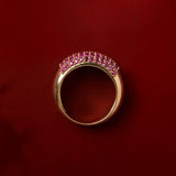 Fuchsia Elina CZ Ring