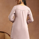 Cotton Linen Embroidered Top