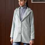 Sorelle Mint Green Tweed Coat