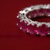 Fuchsia Amaya Swarovski Ring