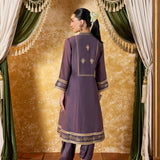Lavanya Sunset Purple Embroidered Suit Set