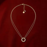 Liora CZ Tyre Necklace