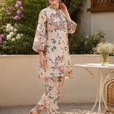 Rayon Floral Printed Tunic Palazzo Set