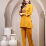Viscose Rayon Embroidered Co-Ord Set