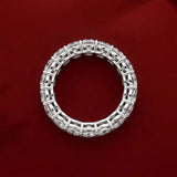 Silver Naira Clear Swarovski Ring