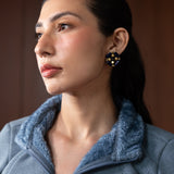 Noelle Blue Fur-lined Jacket