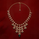 Emerald Green Vanya Multilayer Bead Necklace