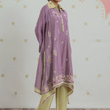 Ishani Bright Orchid Applique Embroidered Co-ord Set