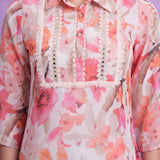 Siya Pink Printed Kurta Set