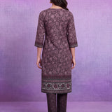 Raina Onion Pink Printed Kurta Set