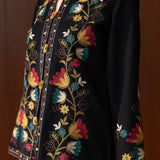 Rivara Black Embroidered Cord Jacket