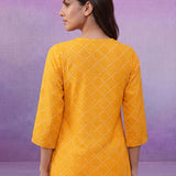 Yellow Bandhani Printed Suit Set