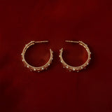 Nysa CZ Hoop Earrings