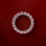Fuchsia Amaya Swarovski Ring