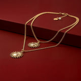 Aria Sun Pendant Necklace