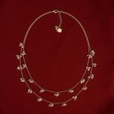 Mira Pearl Crystal Necklace