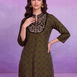 Mahira Olive Printed Co-ord Set