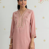 Elowen Dusty Pink Embroidered Co-ord Set