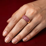 Fuchsia Elina CZ Ring