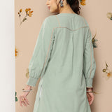 Cotton Linen Embroidered Top
