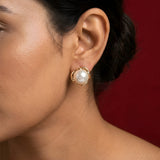 Aanya Pearl Stud Earrings