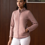 Noelle Pink Fur-lined Jacket