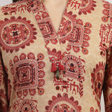 Ethnic Motif Printed Tassel Detail Kurti