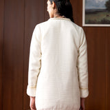 Winslet Ivory Textured Jacket