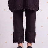 Ziya Blackberry Purple Embroidered Kurta Set