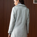 Sorelle Mint Green Tweed Coat