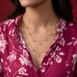 Mira Pearl Crystal Necklace
