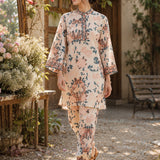 Rayon Floral Printed Tunic Palazzo Set