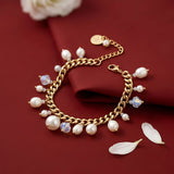 Celeste Baroque Pearl Bracelet