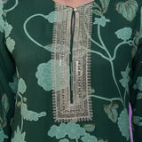 Green All Over Printed Cotton Kurta