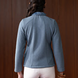 Noelle Blue Fur-lined Jacket