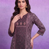 Raina Onion Pink Printed Kurta Set