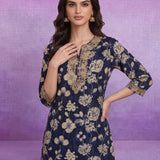 Myra Midnight Blue Co-ord Set
