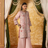 Vaara Nishat Pink Embroidered Suit Set with Dupatta