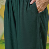 Myra Marine Teal Applique Embroidered Kurta Set